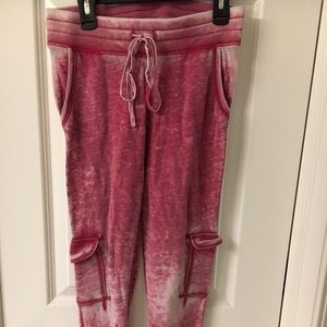 Aeropostale Live Love Dream Pink jogger pant xs